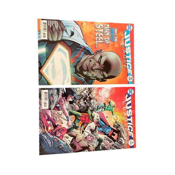 DC Justice League #51-52 Jurgens Grummett Abnett Pelletier - Picture 3 of 12